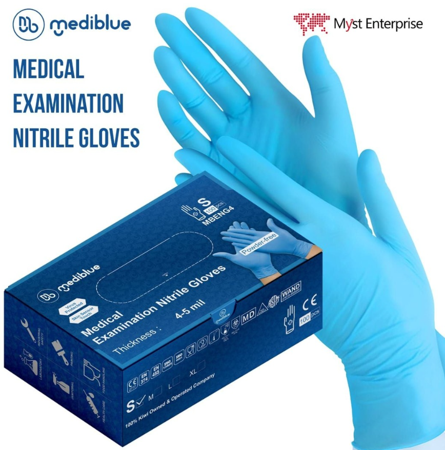 Blue Nitrile Gloves