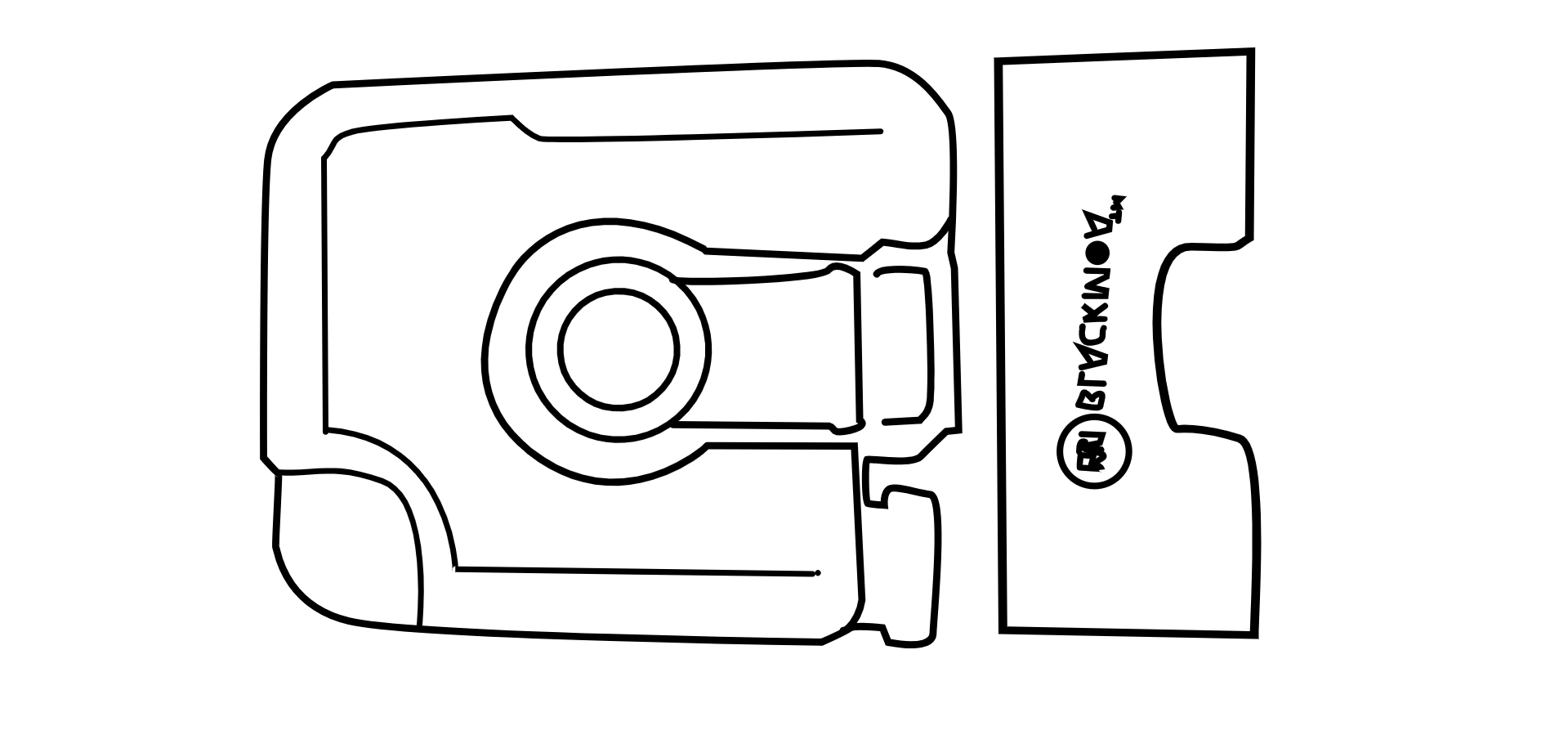 BlackMOA Fixed Toilet Cartoon
