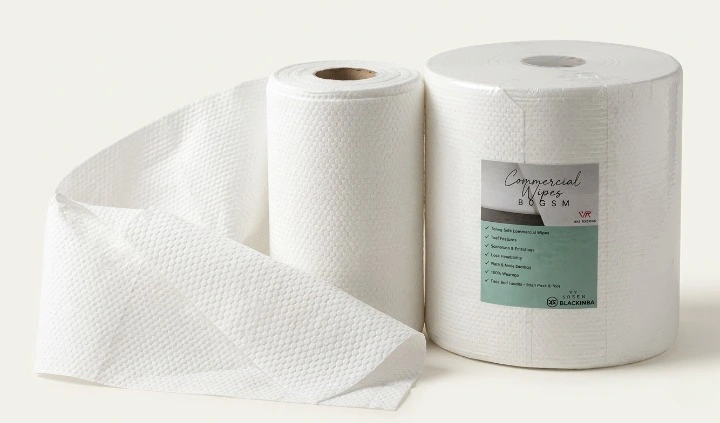 BlackMOA commercial wipes 750 sheets per roll NZ
