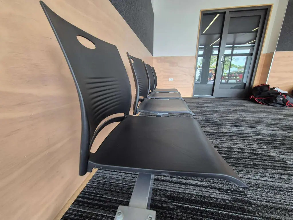 NZ Commercial-Grade Tandem Beam Seatingside view 2.webp