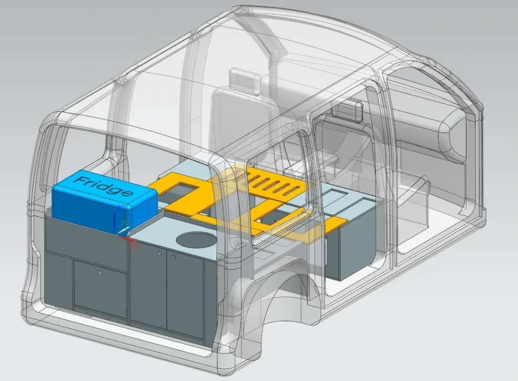 Geli Campervan Conversion kit for smaller Vans mockup3.webp