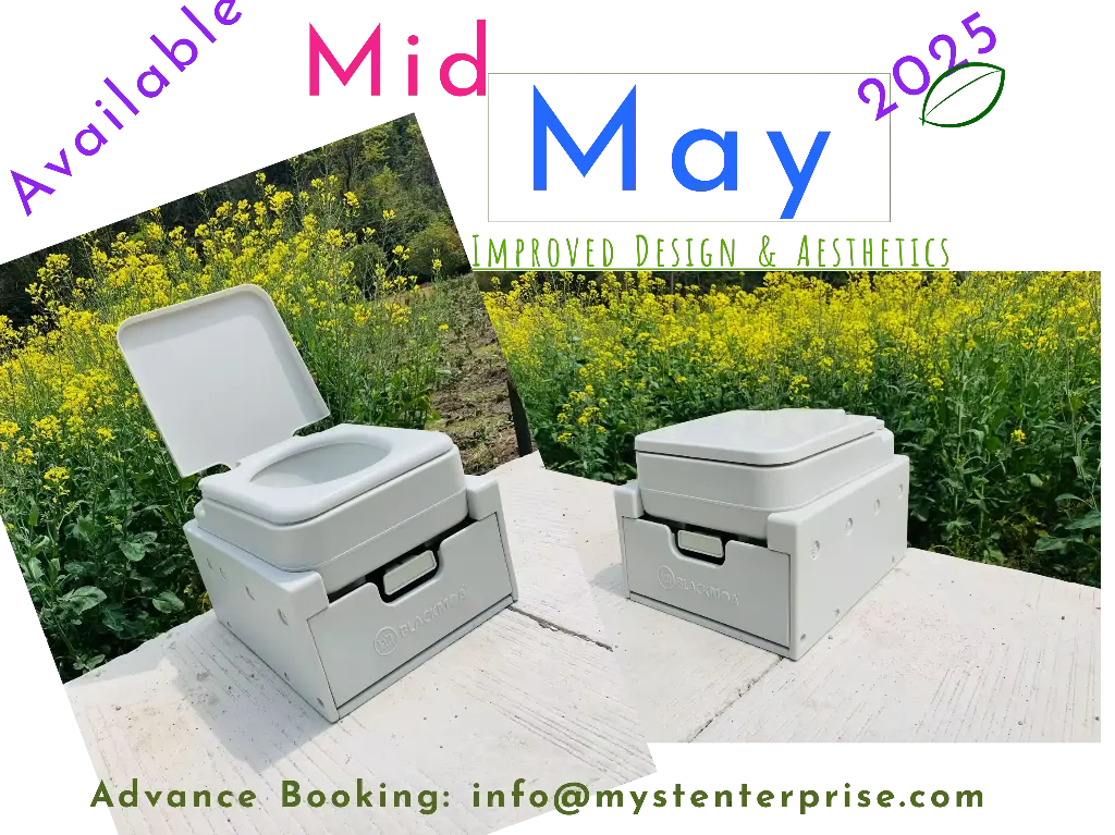 BlackMOA™ - Fixed Cassette Toilet - 12L