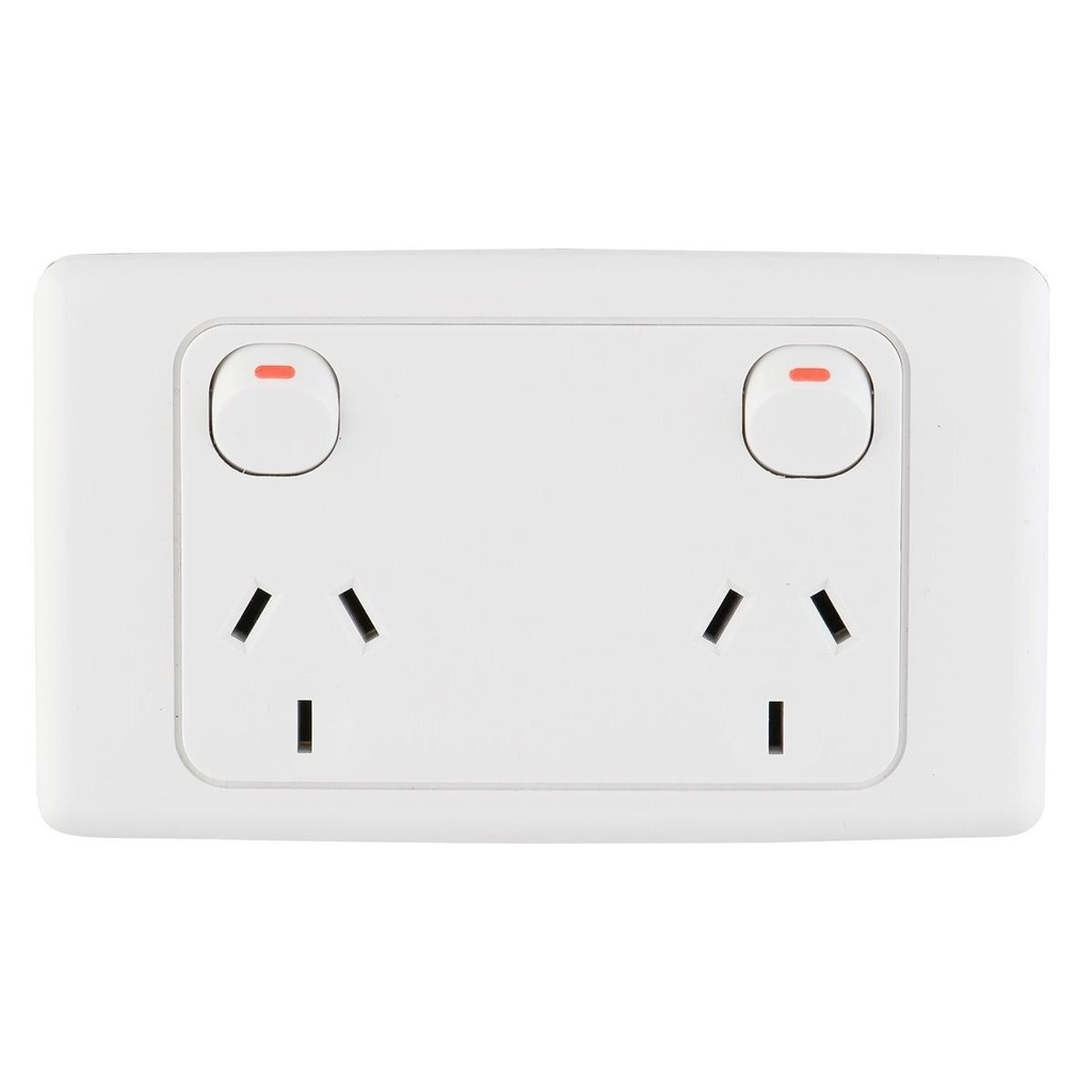 240V AC Wall Socket | Double